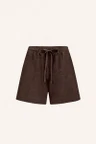 By-Bar Short Lio Linen Bruin 2