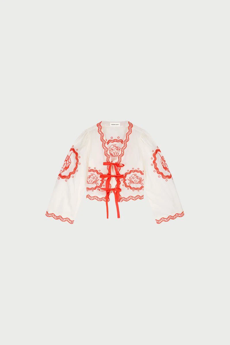 Fabienne Chapot Blouse Serviette Off-White 2