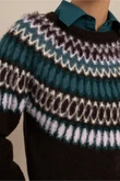 Studio Anneloes Trui Femmy fairisle pu Paars 5