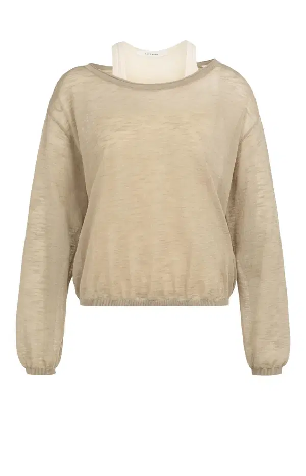 YAYA Trui 01-000594-604 Beige 1