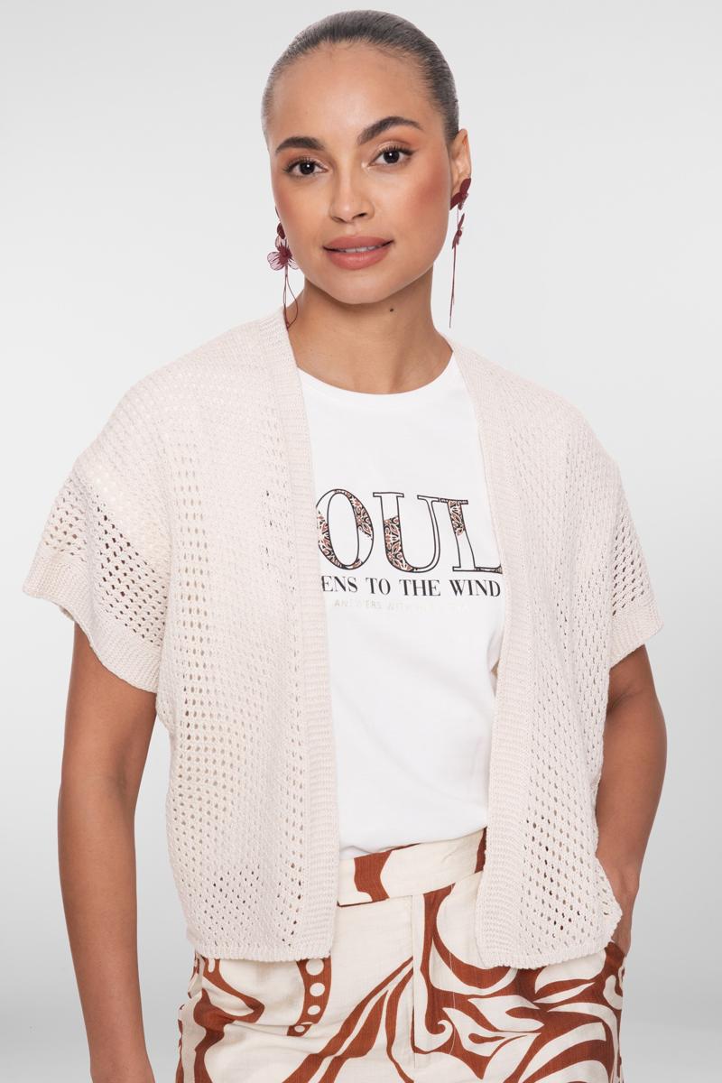 Geisha Gilet 64368-70 Off-White 1