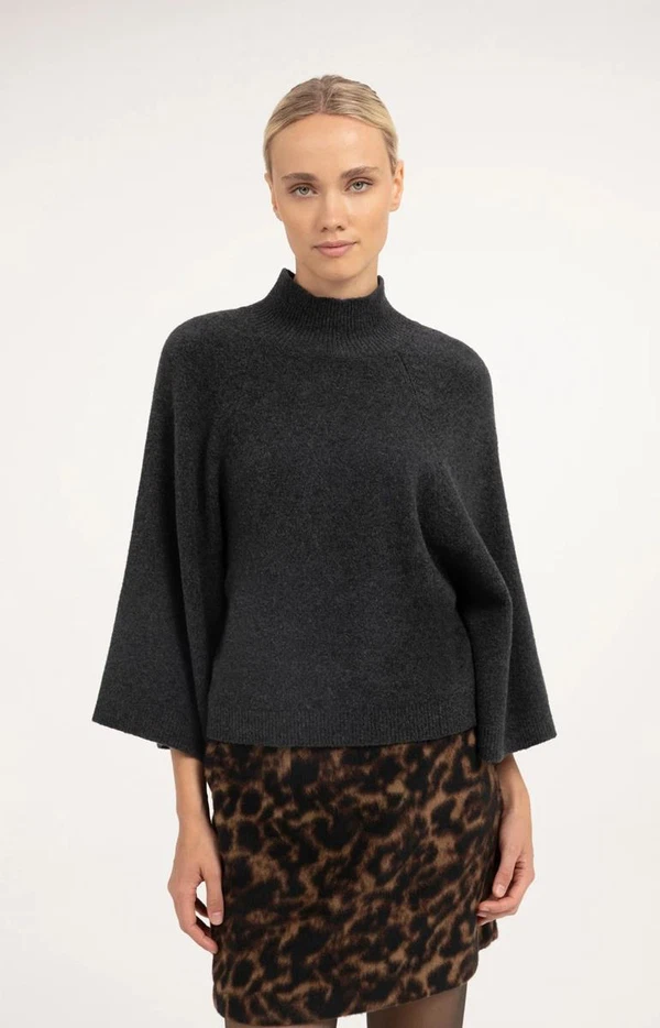 YAYA Trui 01-000655-610 Grijs 1