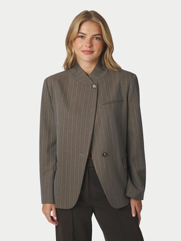Neo Noir Blazer Nerine Taupe 1