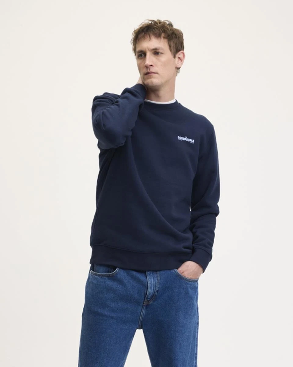 The GoodPeople Sweater Lito Blauw 4