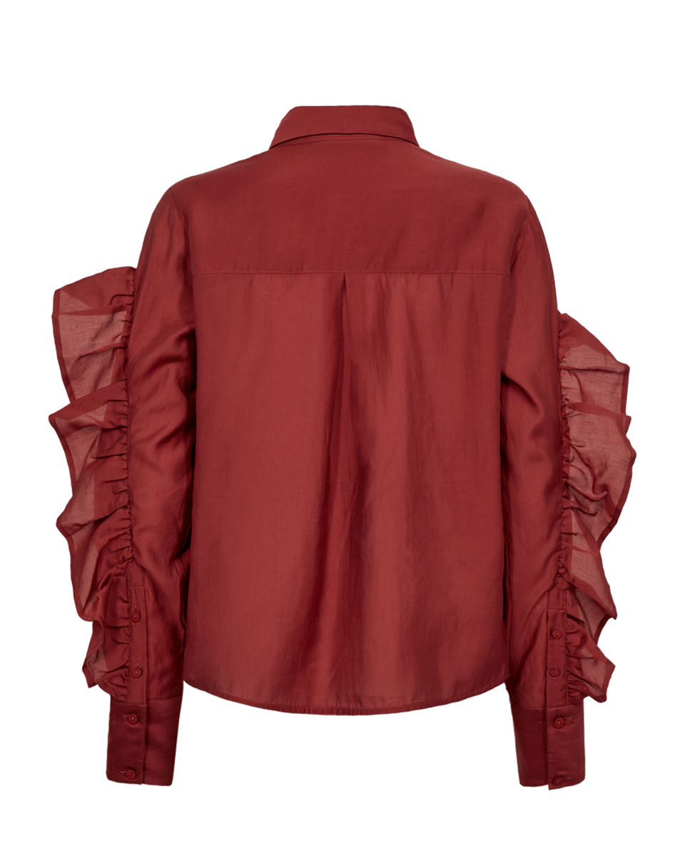 Copenhagen Muse Blouse Molly Rood 2