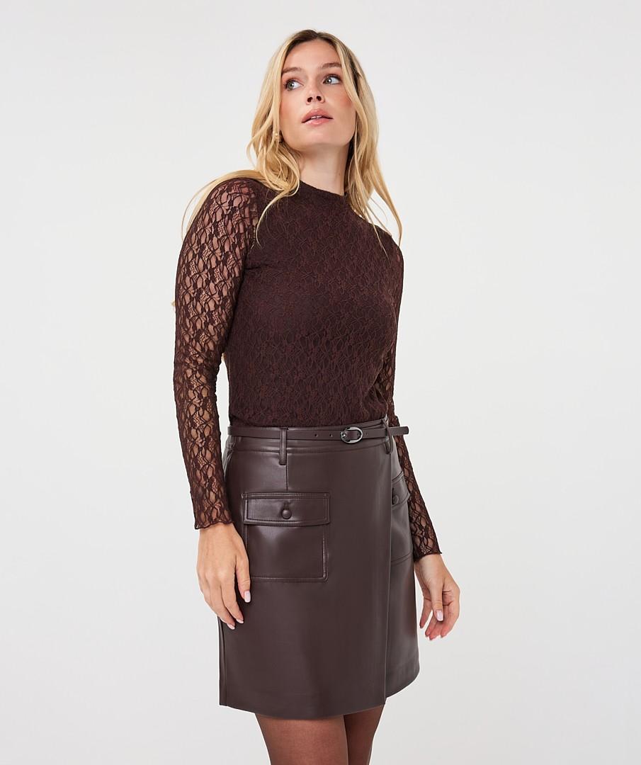 EsQualo Longsleeve F26.30504 Bruin 5