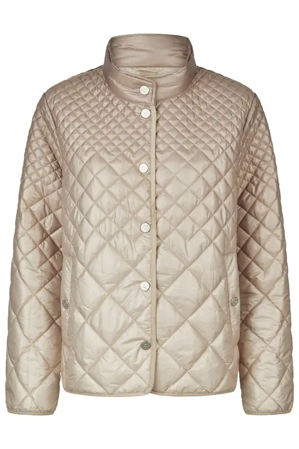 Barbara Lebek Jas 50630062 Taupe 1