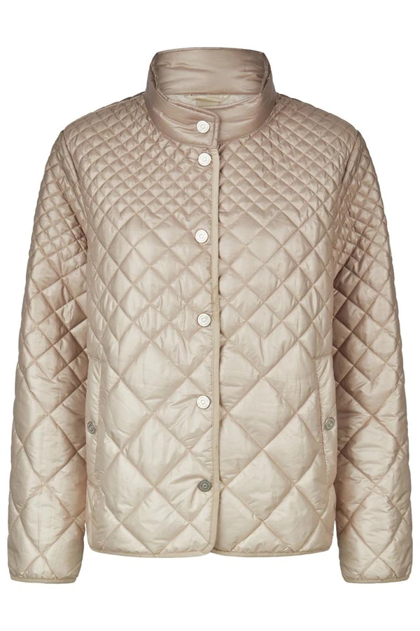 Barbara Lebek Jas 50630062 Taupe 1