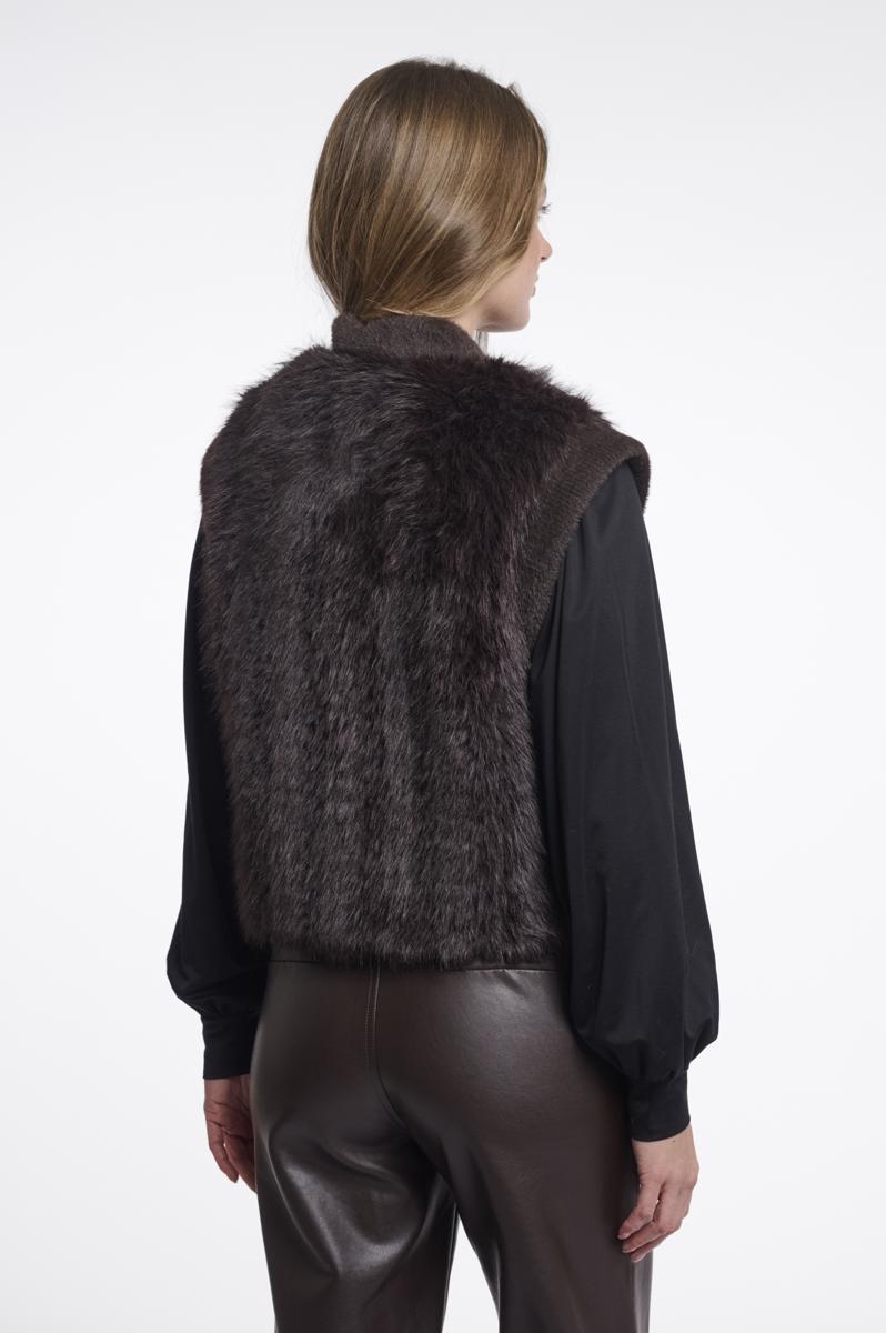 Rino & Pelle Bodywarmer Alvita.7002612 Bruin 2