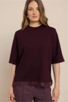 Studio Anneloes T-Shirt Fiore lace tee Paars 3