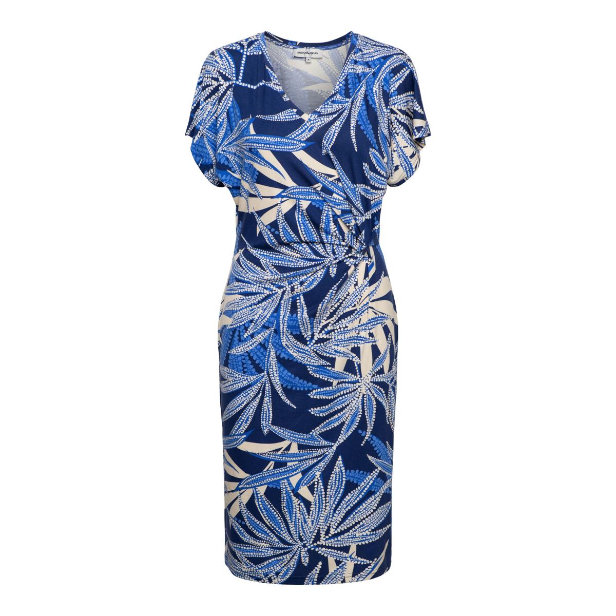 &Co Woman Jurk DR309 Blauw 1