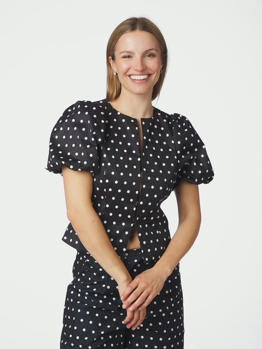 Neo Noir Blouse Anela Zwart 1