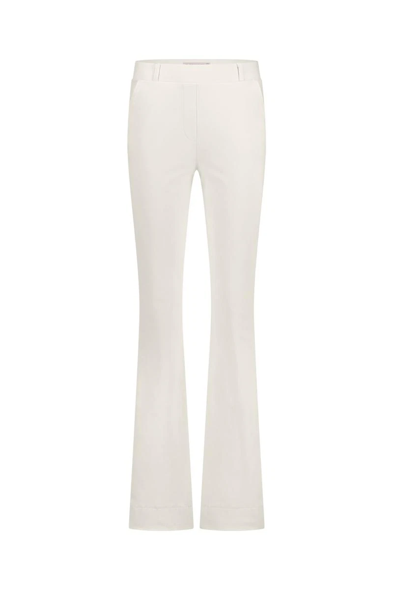 Studio Anneloes Pantalon Flair Bonded Off-White 2