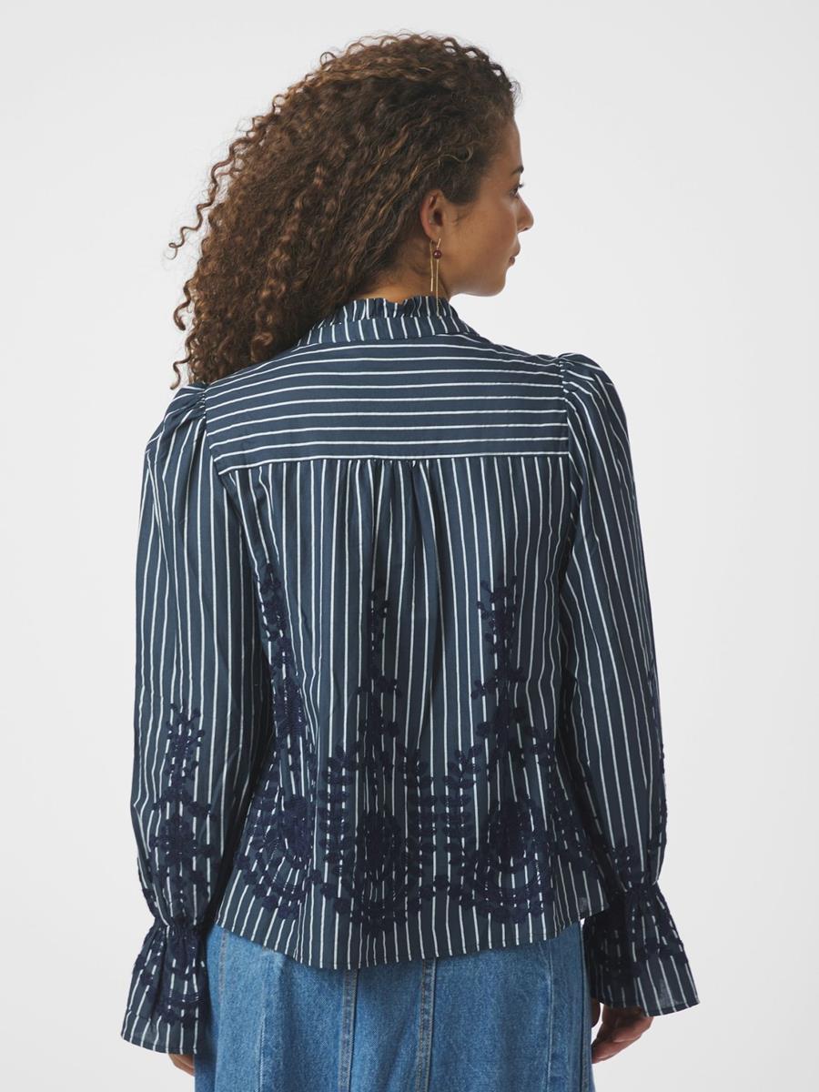 Neo Noir Blouse Amara Blauw 3