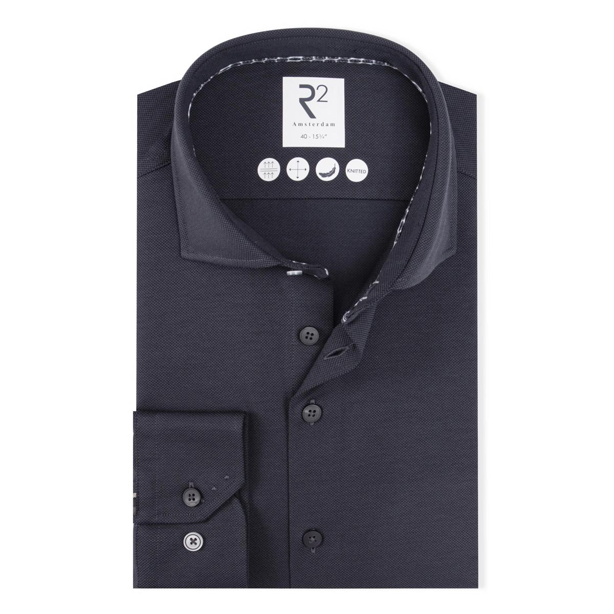 R2 Amsterdam Overhemd 130.WSP.031 Grijs 1