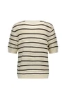 Studio Anneloes Vest Yara Stripe Bruin 3