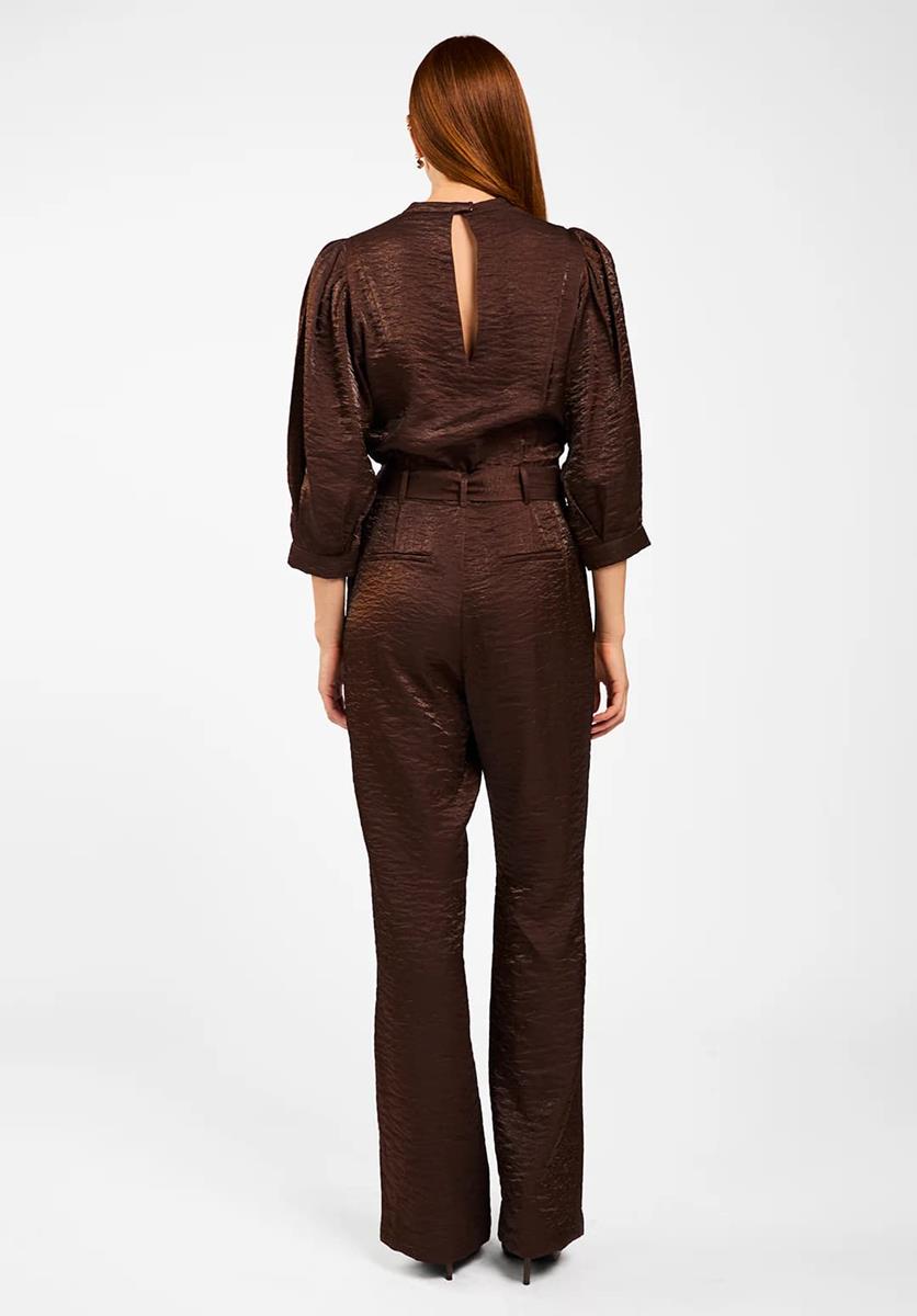 Aaiko Jumpsuit Hellen Bruin 3