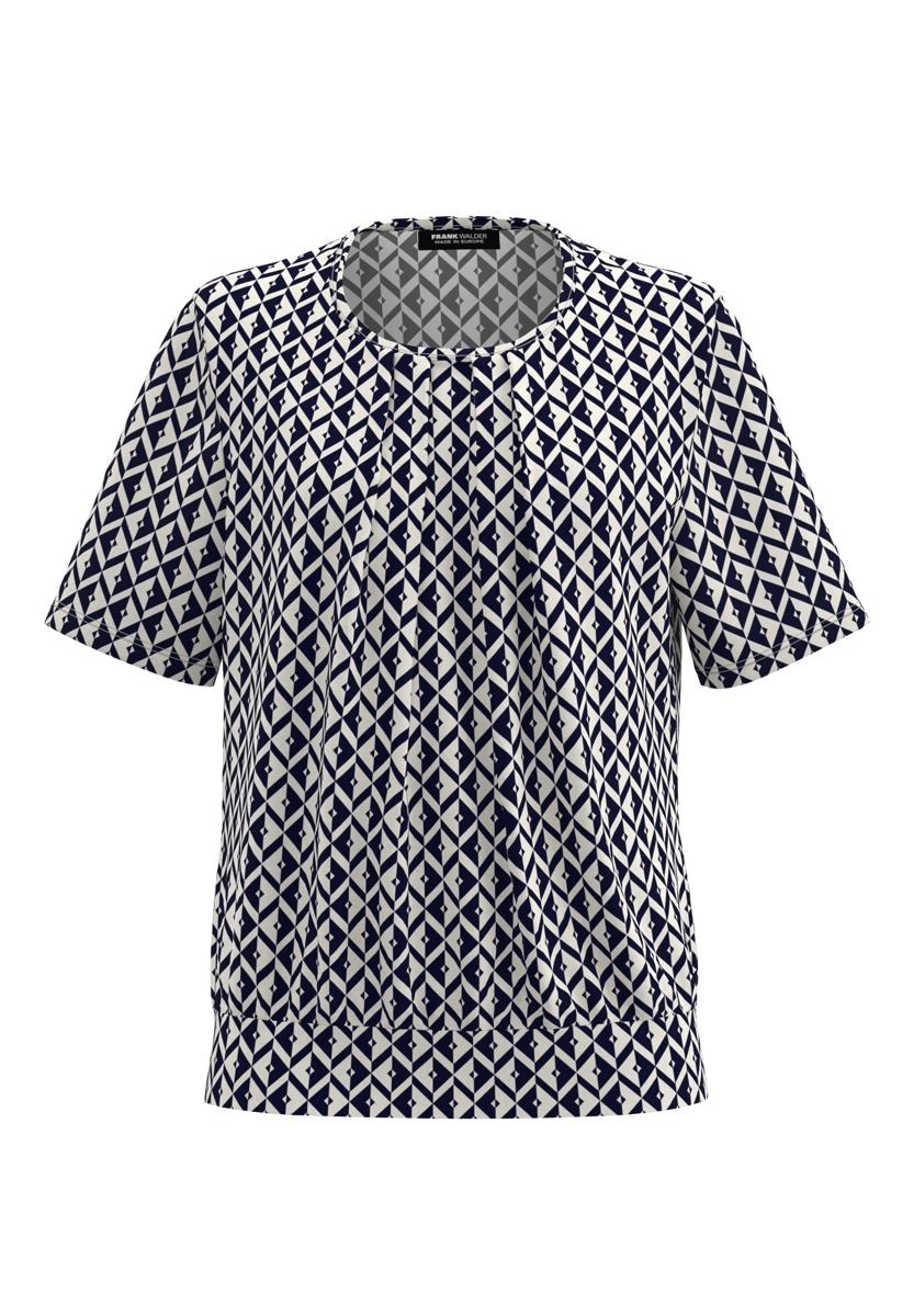 Frank Walder Blouse NOS716422 Blauw 1