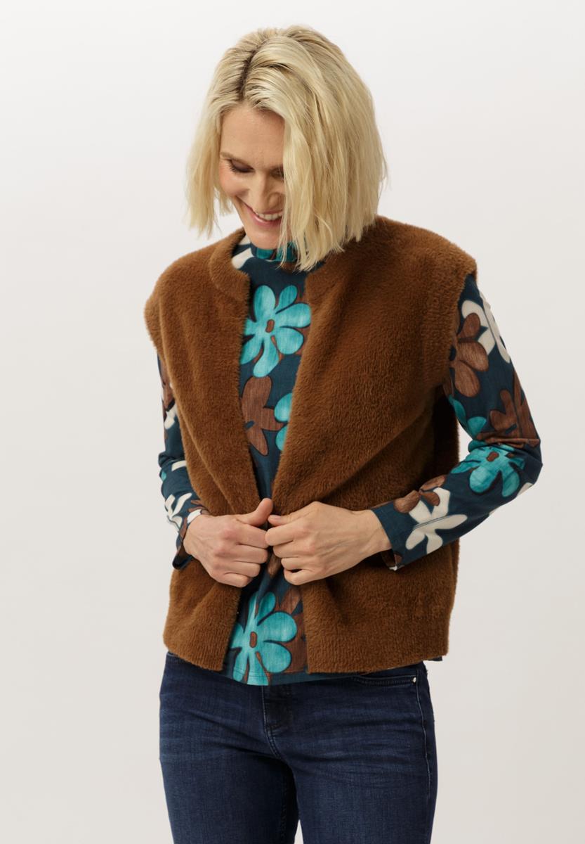 Frank Walder Gilet 725095 Bruin 1