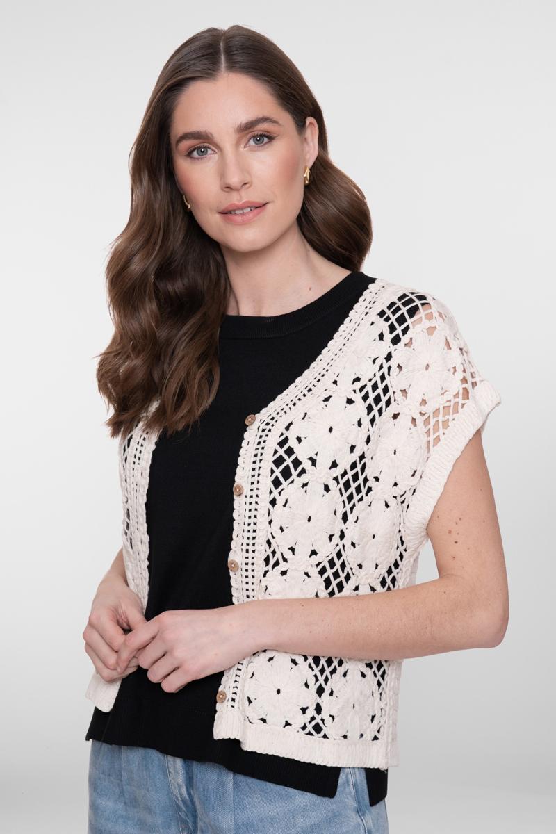 Geisha Vest 64001-10 Off-White 4