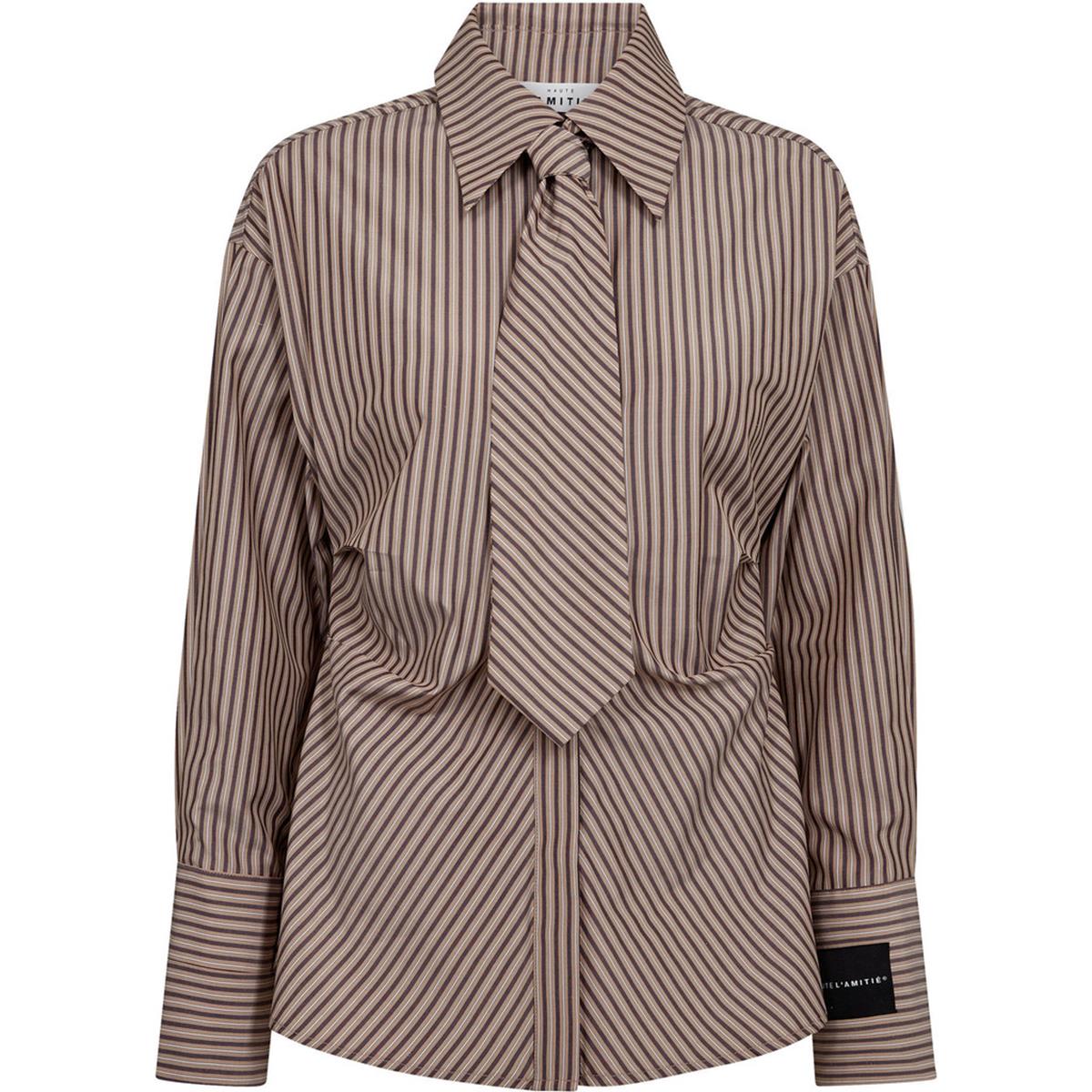 Haute L'Amitié Blouse Gemma Bruin 1