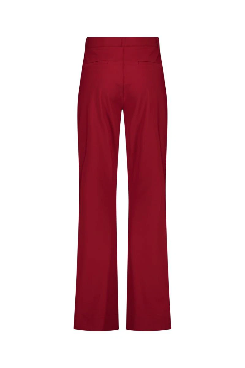 Studio Anneloes Pantalon Flair bonded trou Rood 2