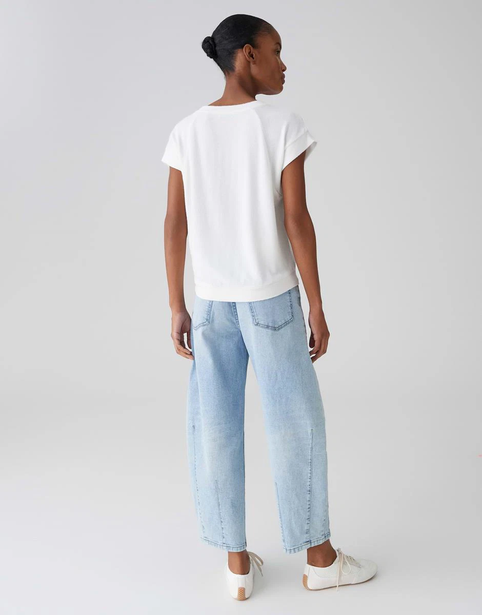 OPUS T-Shirt Salimera Off-White 3
