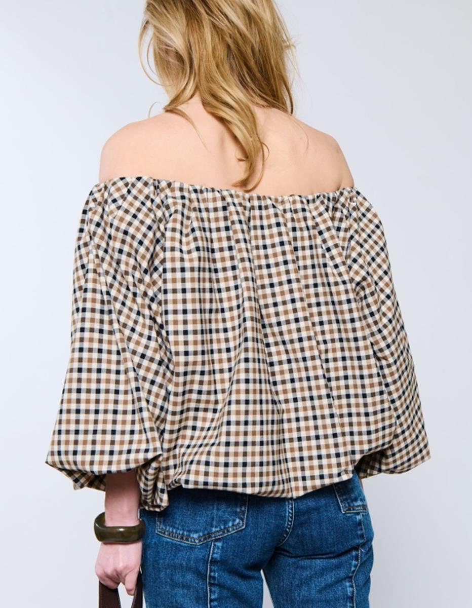 OU. Blouse Hill Row Bruin 3