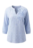 Bianca Blouse Rana Blauw 1