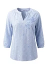 Bianca Blouse Rana Blauw 1