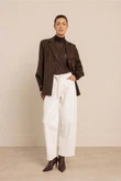 Studio Anneloes Longsleeve Reagan lace col t Bruin 3