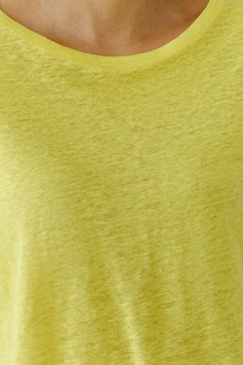 Oui T-Shirt 0097370 Geel 4