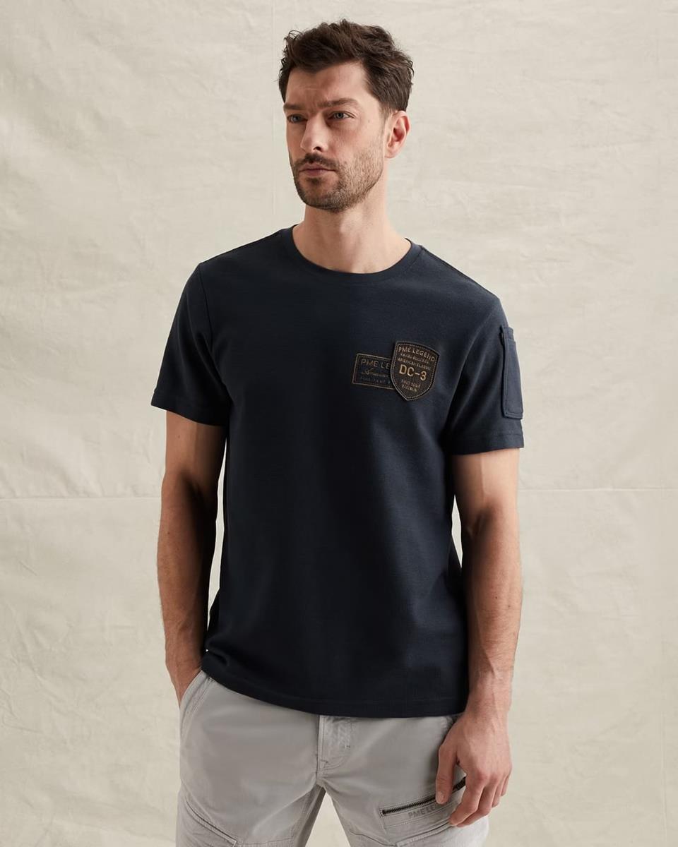 PME Legend T-Shirt PTSS2602572 Blauw 1