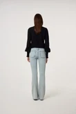 Fabienne Chapot Jeans Eva Flare Blauw 6