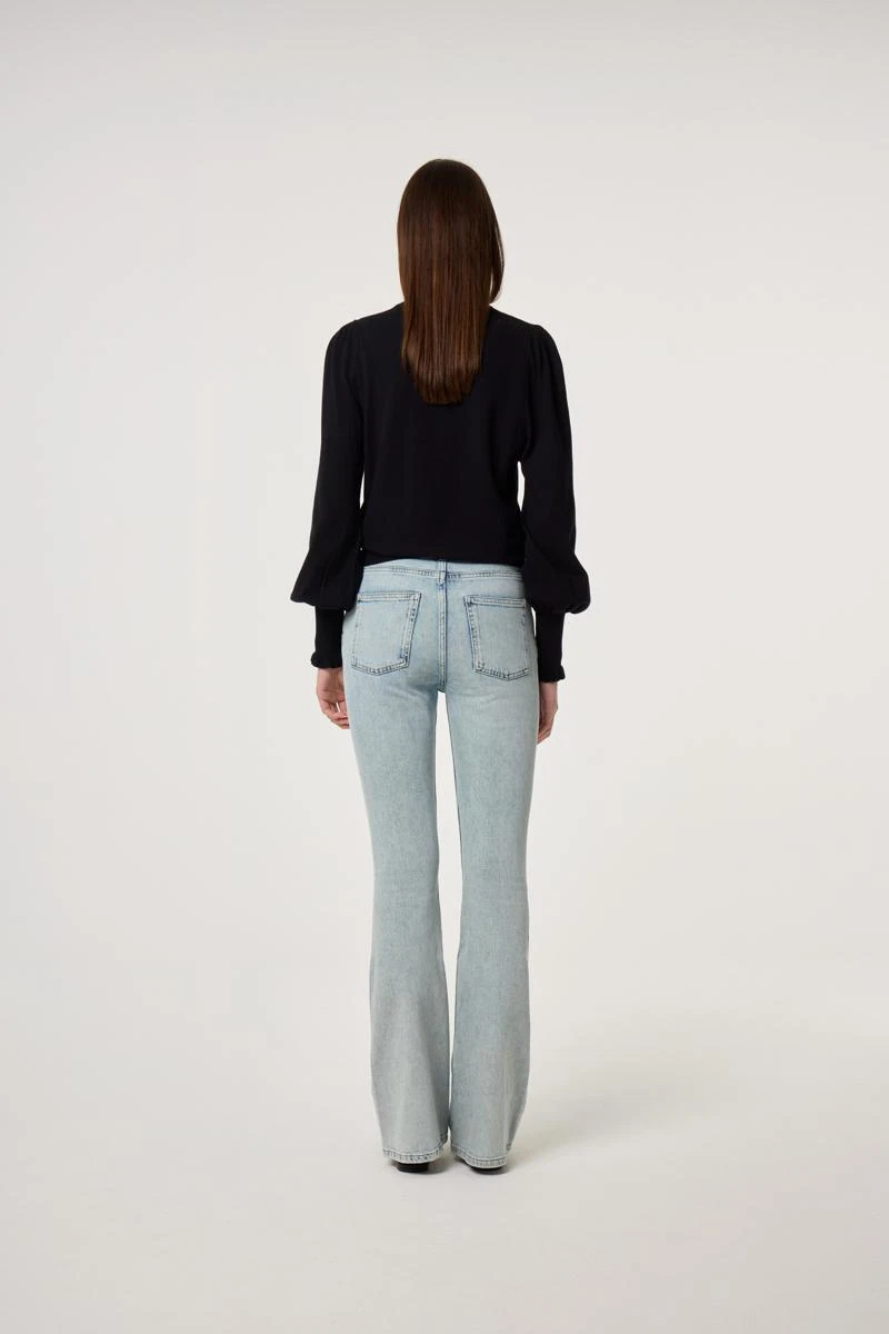 Fabienne Chapot Jeans Eva Flare Blauw 6