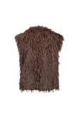 NUKUS Gilet Mila Taupe 4