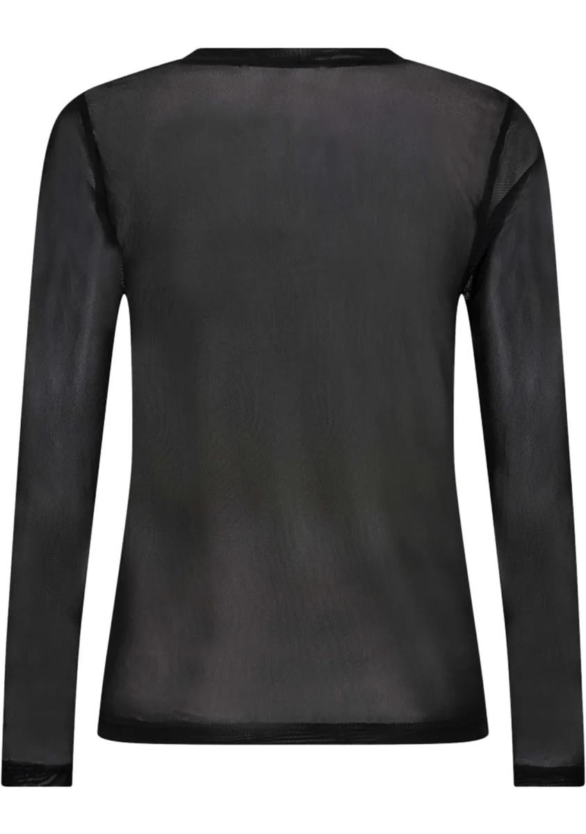 Co'Couture Top Mesh Zwart 2