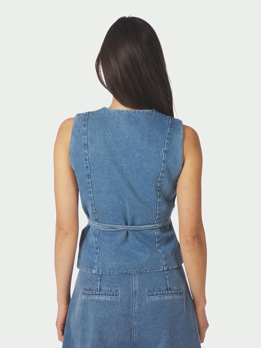 Neo Noir Gilet Samara Blauw 3