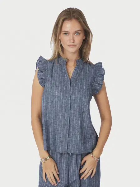 Neo Noir Top Siona Blauw 1