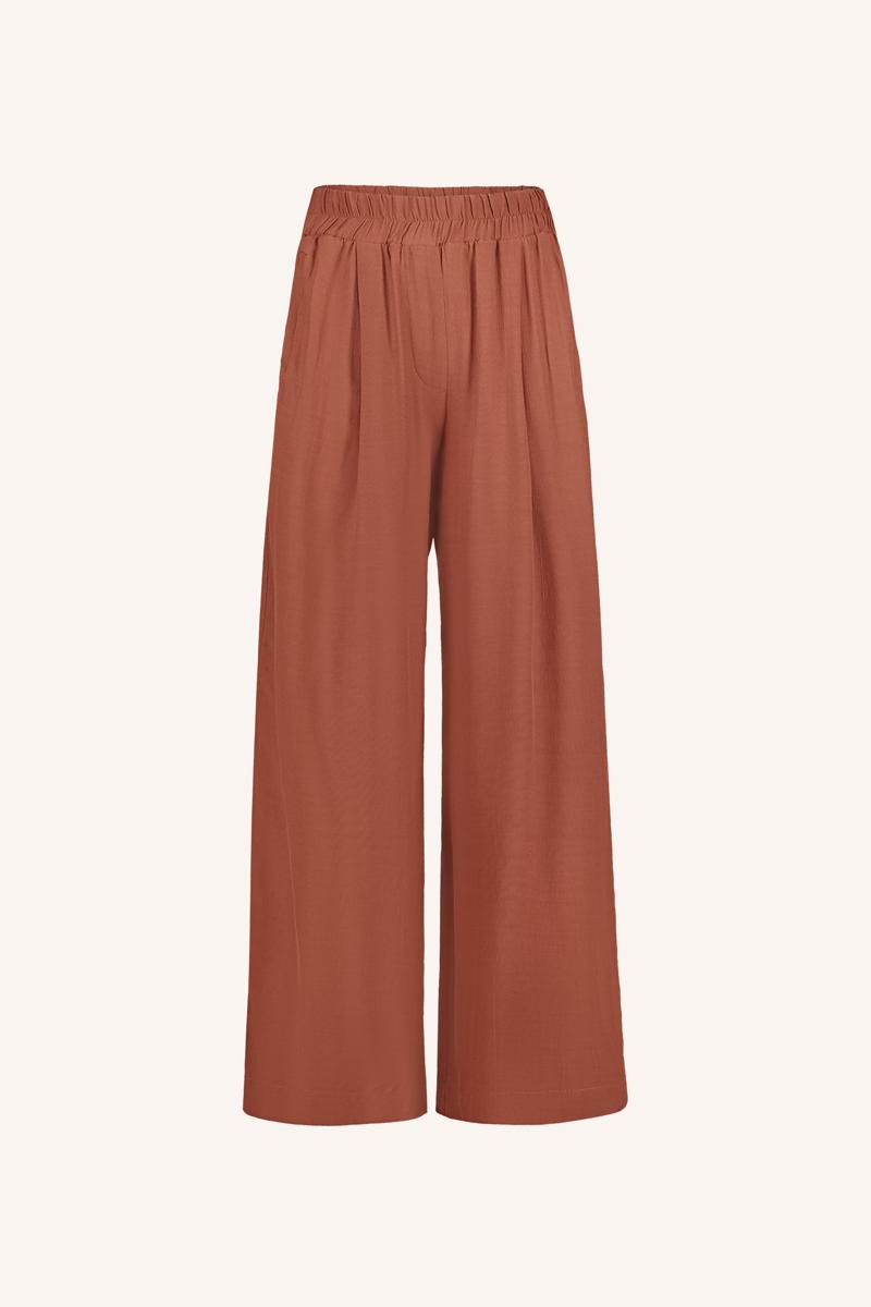 By-Bar Pantalon Benji Viscose Pan Rood 2