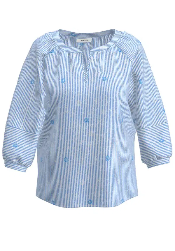 Bianca Blouse 75038 Blauw 1