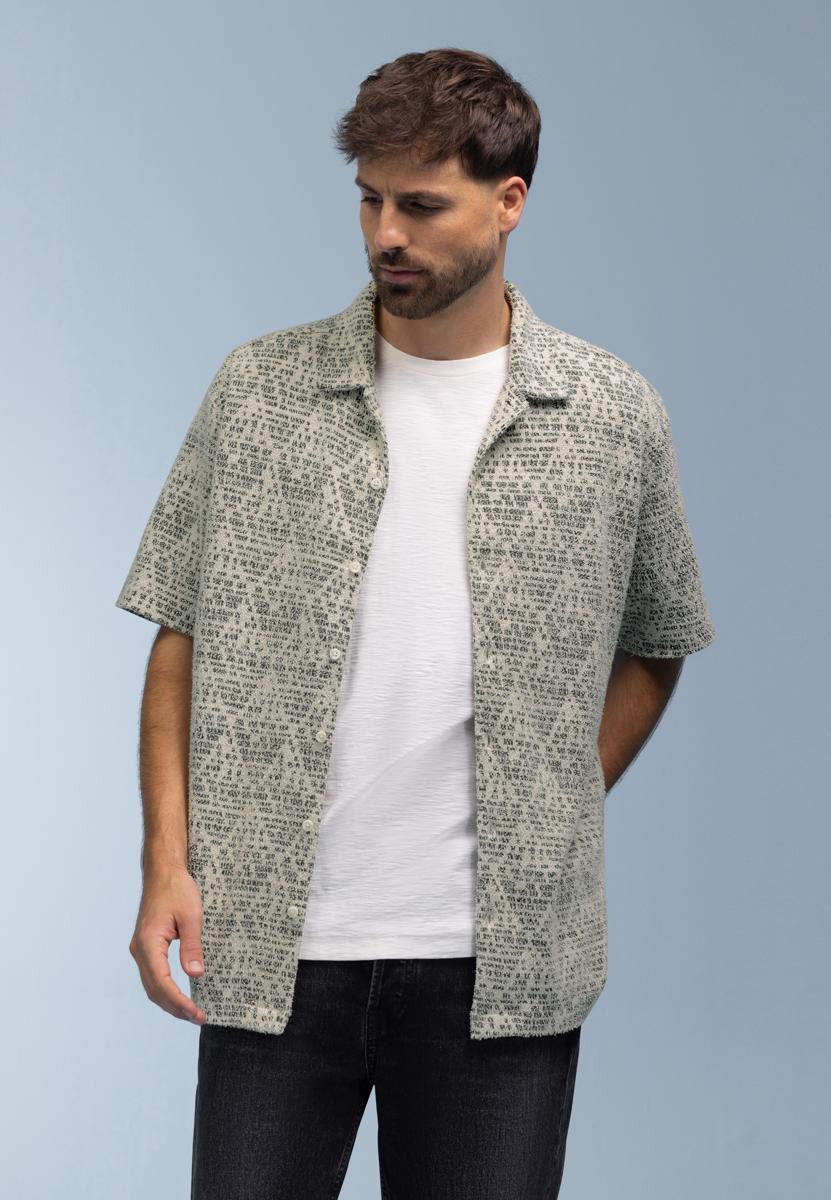 BlueFields Overhemd 26436075 Groen 1