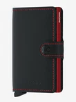 Secrid Miniwallet Matte Black Red Zwart 1