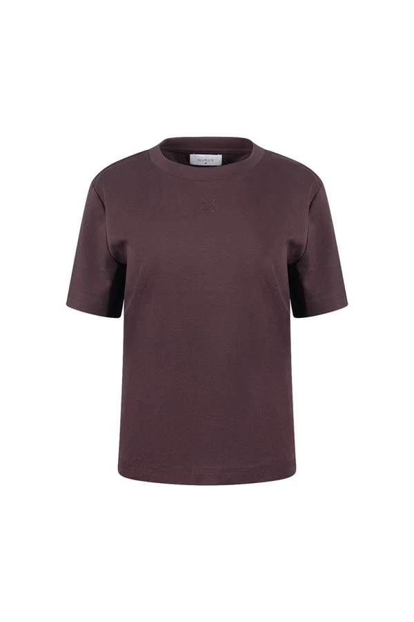NUKUS T-Shirt NKF04012 Bruin 1