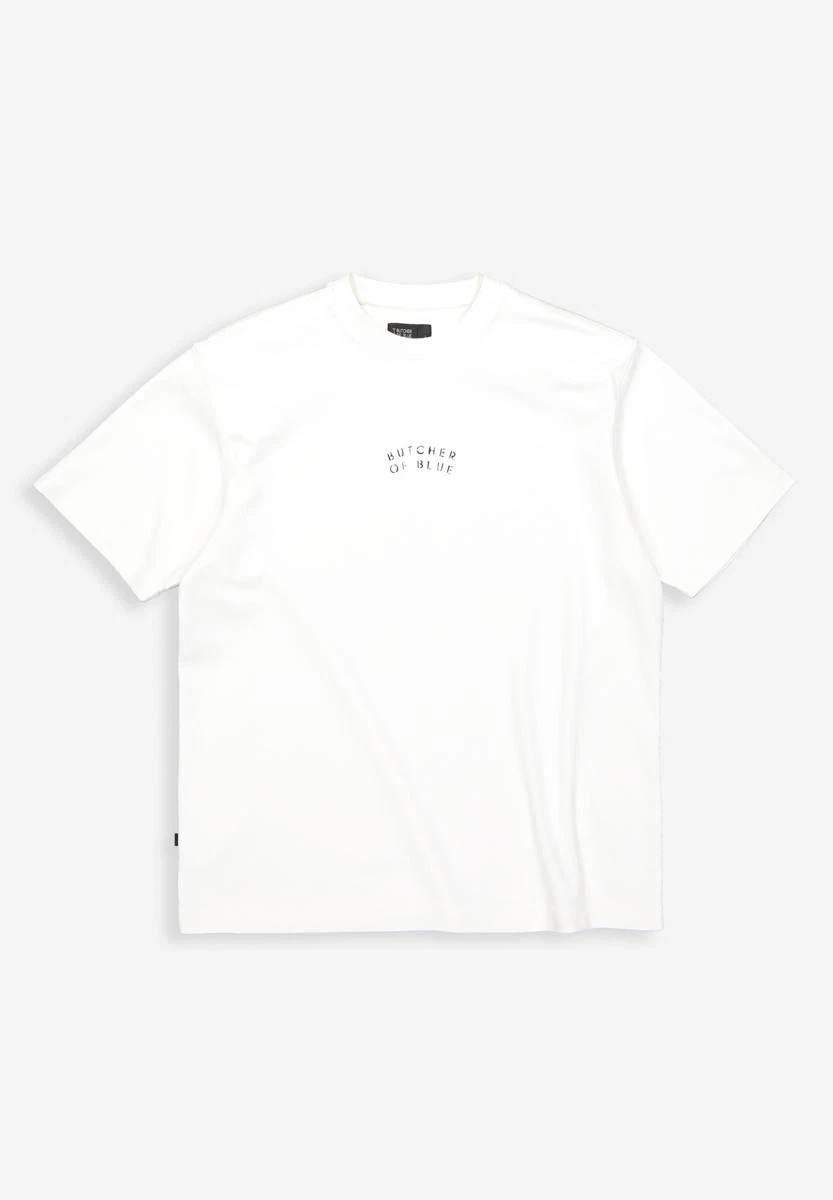Butcher of Blue T-Shirt Mercer Layer Wit 3