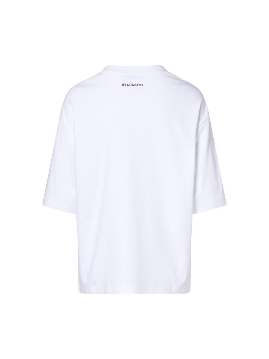 Beaumont Collectie T-Shirt Rowy Wit 4
