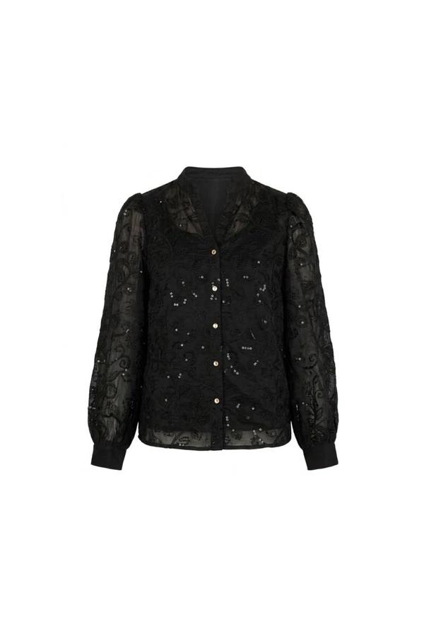 NUKUS Blouse NKF02259 Zwart 1