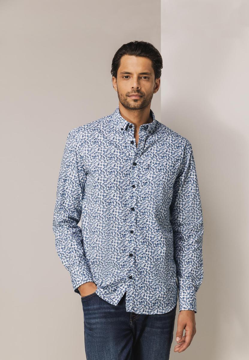 State of Art Overhemd 214-25274 Blauw 1