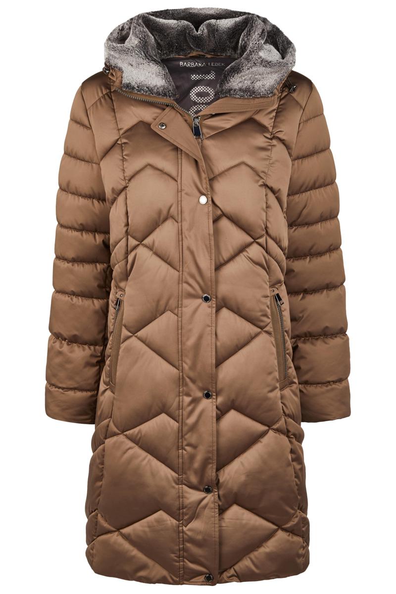Barbara Lebek Mantel 30610052 Bruin 1