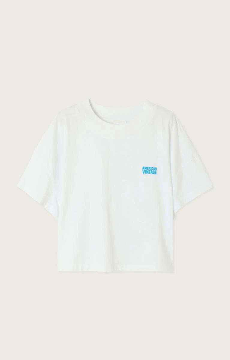American Vintage T-Shirt Gixy Wit 1